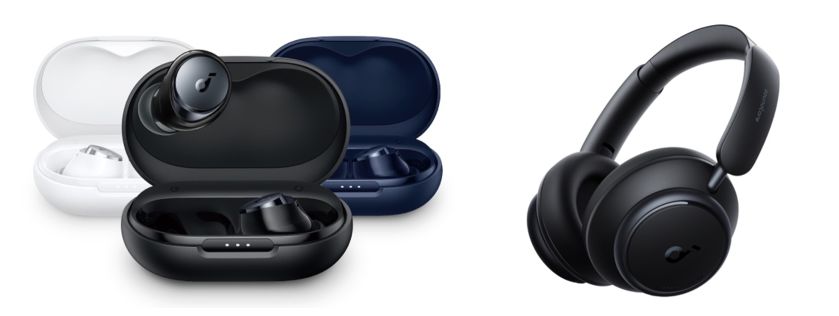 Soundcoreのノイズキャンセリング搭載完全ワイヤレスイヤホンで最小
