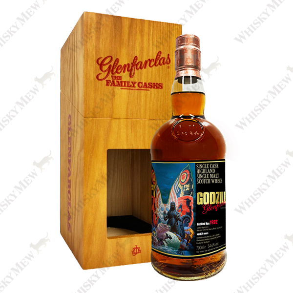 ゴジラ1.0 グレンロセス1986 熟成年37年 70周年132本 ウイスキー WHISKY MEW | 『ゴジラ-1.0』ラベル・ウイスキー