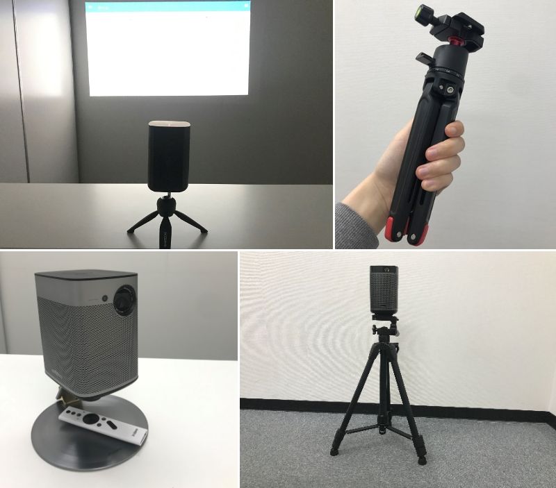 XGIMI MOGO Pro 4Kプロジェクター /Manfrotto ミニ三脚-